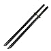 Ace Martial Arts Supply Leonardo Dual Ninja Swords with Back Carrying Scabbard