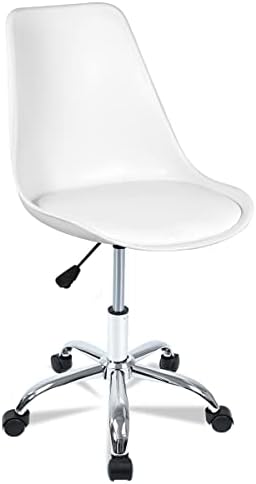 Silla de escritorio u oficina sin reposabrazos con diseño moderno...