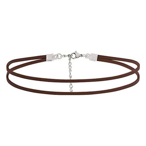 Sacina Gothic Goth Boho Vintage Layered Brown Choker Necklace, Boho Choker, Brown Choker, Goth Choker, Halloween Christmas New Year Jewelry Gift For Women #TOP18