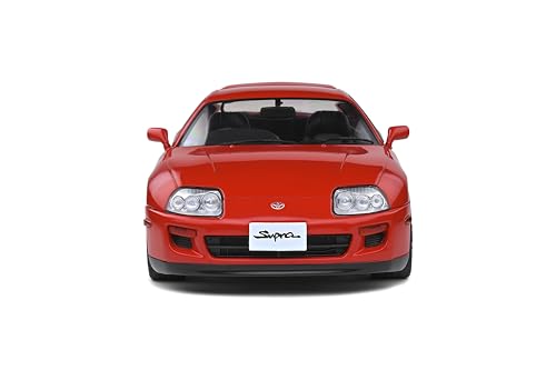 Modelo a escala 1:18 Toyota Supra MK.4 (A80) rojo miniatura 2