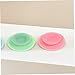 SHERCHPRY 6pcs Silicone Suction Cups for Bowls Plates Double-Sided Suction Pads for Tableware Nonslip Attachment for Seniors