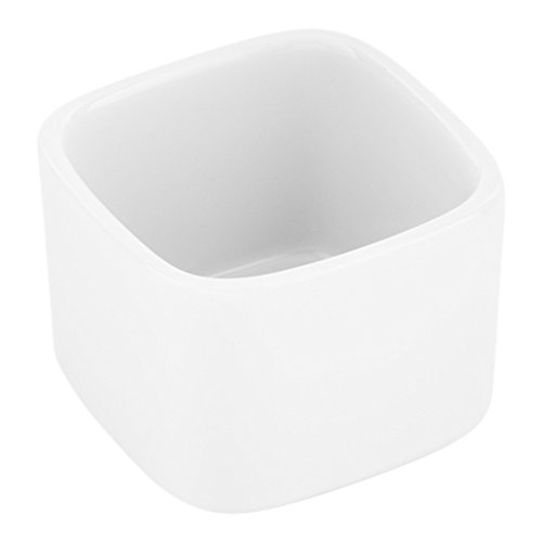 Mini Square Porcelain Dish, Mini Quadrato Dish, Square Ramekin - White - 4.5 oz - 10ct Box - Restaurantware