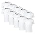 Produktbild HLKauf 10 Gildan T-Shirts Softstyle Rundhals Ausschnitt M L XL XXL 3XL 4XL 5XL Shirt Herren Baumwolle & GRATIS Block (10x Weiss & 1 HLKauf Block, XL)