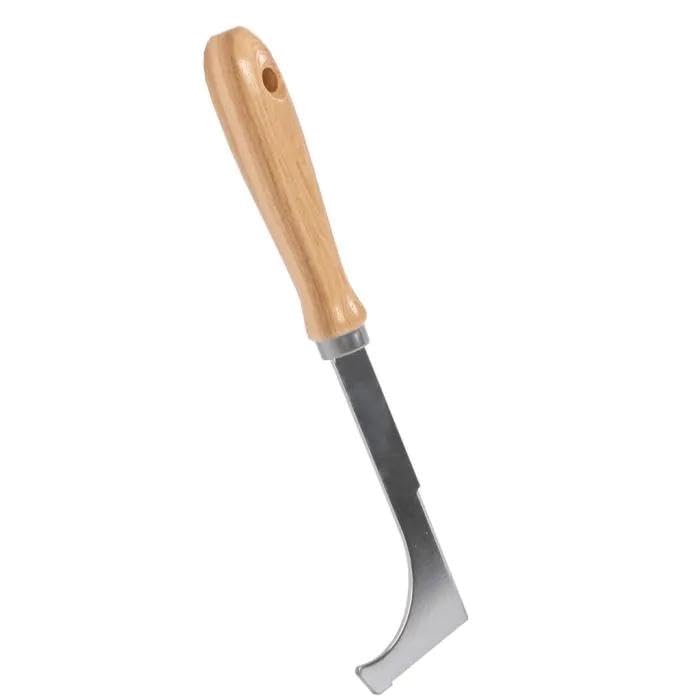 Rascador de Juntas de Acero Galvanizado y Madera para Maleza, 26.1 cm