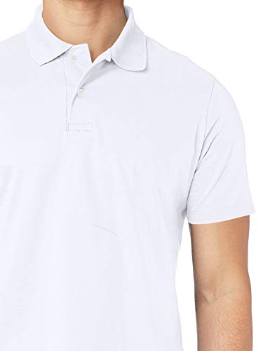 Camisa Malwee Polo Lisa Masculino, Branco, P