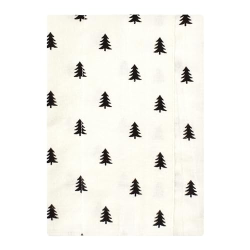 Image of Hudson Baby Unisex Baby Cotton Poly Flannel Burp Cloths, Brown Bear 4 Pack, One Size