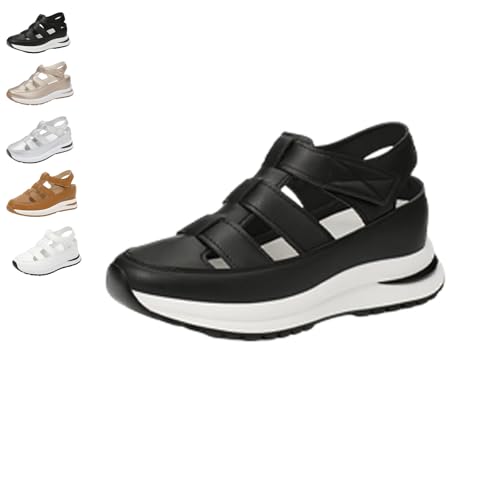 Orthopedic Sandals For Women,Women's Hollow Out Breathable Platform Wedge Sandals Sneakers