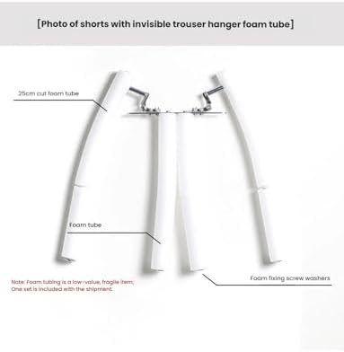 Adjustable Mannequin Dress Form Hangers for Clothing Display, Invisible Photography Hangers with Adjustable Bracket for Pants & Dresses – Large Size