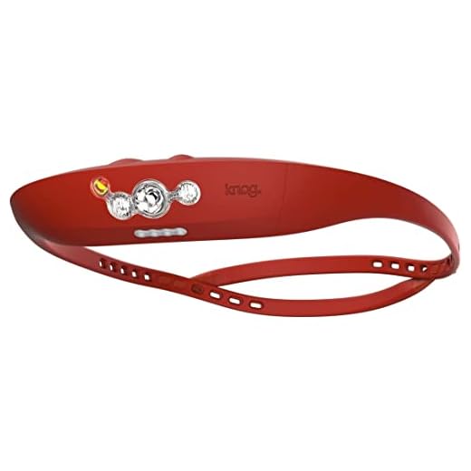 Knog Unisex - volwassenen Bandicoot hoofdlamp helmen, rood, één maat
