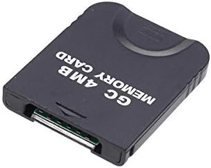 4MB GC Memory Card for Nintendo Wii GameCube, Black