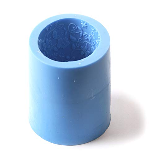 Moule silicone cylindre floqué XL x5 pour éviter les ratés de coulée - 3