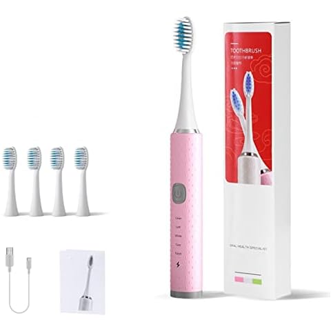 MINI Sonic Electric Toothbrushes Portable Powered Rechargeable Toothbrash Smart Timer Function Whitening Toothbrush IPX7 WaterProof 5 MODES Cover