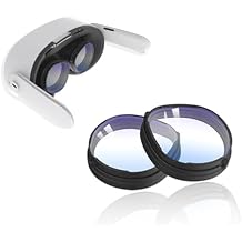 1 Pair VR Magnetic Anti-Blue Light Glasses Lens for Quest 3S VR Lenses Accessories Anti-Fatigue and Eye Protection
