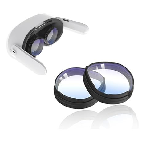 1 par VR magnetiska anti-blå ljus glasögon lins för Quest 3S VR-linser tillbehör anti-trötthet och ögonskydd