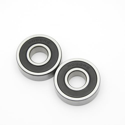 Steinfelder Normteile - 2 Stück Kugellager 6000 2RS / 10x26x8 mm Rillenkugellager 2x