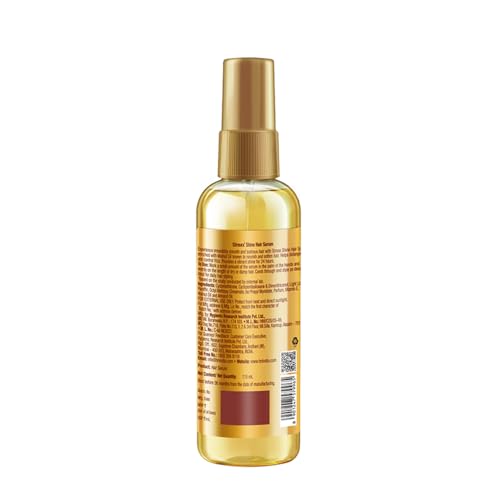 Streax Serum do włosów wzbogacone olejem orzechowym Darmowe satynowe gładkie włosy 100 ml (3,5 uncji) by Streax