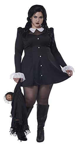 Robe courte gothique California Costumes pour femme grande taille 3XL