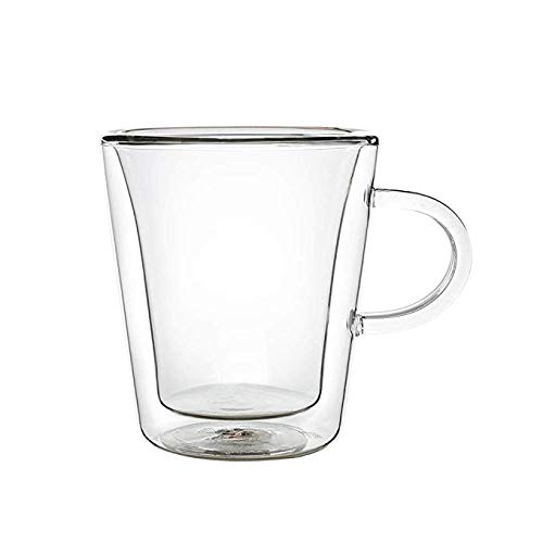 Tasse à café double paroi 200ml en verre pour savourer votre thé ou jus au petit-déjeuner