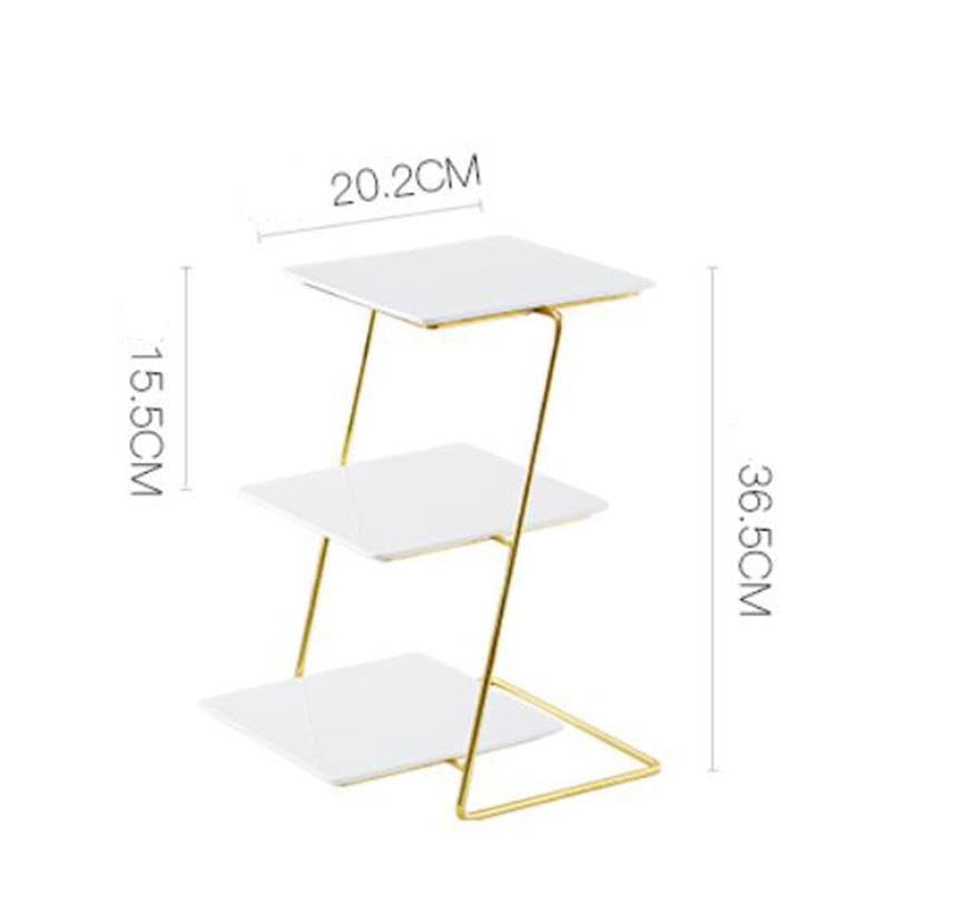 Luminexia Alzata Torta,Alzata Torta a 3 Piani Alzata per Torta Cupcake Stand di plastica,Supporto per Torta per Dolci,Accessorio casalinghi per Matrimoni,Feste,Cene,Compleanno,Baby Shower ECC.