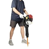 Demolition Jack Hammer, 2 Stroke Jack Hammer 52CC Electric Jackhammer Heavy Duty,1900W Jack Drill Gas Powered,1500 BPM Concrete Breaker With Chisels*2,Portable Excavator Garden Tree Digging Machine