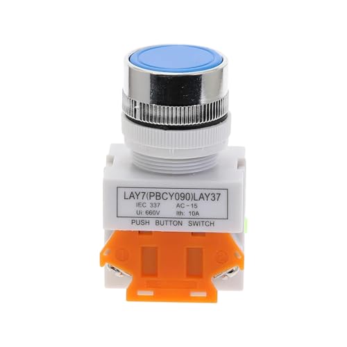Interrupteur arrêt d'urgence LAY37 robuste DPST 1NO 1NC 660V - 4