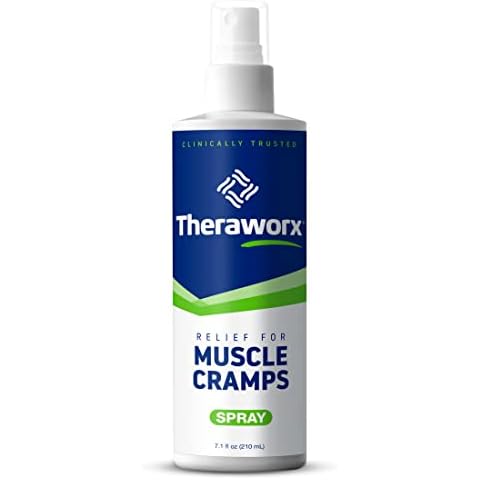 Theraworx Relief for Muscle Cramps Spray Fast-Acting Muscle Spasm, Leg Soreness with Magnesium Sulfate - 7.1 oz - 1 Count Cover