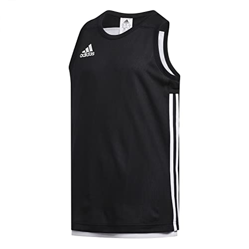adidas Unisex Kinder 3G Speed Reversible Jersey, Black / White, 11-12 Years