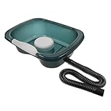 Mikinona 寝たきり用ポータブル洗髪盆 透明素材の快適シャンプートレイ 排水ホース付き 介護用 妊婦 高齢者向け ベッドでの使用にな簡単清掃可能なヘアウォッシング