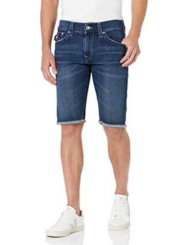 True Religion Men's Ricky Fray Hem Shorts #TOP19