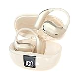 Generisch Sport-Ohrhörer, offenes Ohrdesign, 1 Paar, Kopfhörer mit Geräuschunterdrückung, kabellose Ohrhörer, sichere ergonomische Ohrbügel-Passform, für Reisen, Sport,