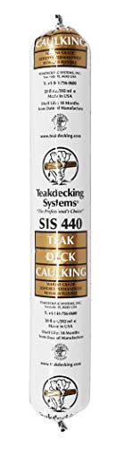 Teakdecking Systems SIS440 20 oz. (592ml) Unipac (Sausage) Teak Deck Caulk (grau) Cover