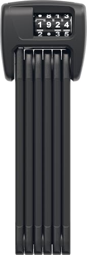 ABUS Faltschloss Bordo 6000C mit Saddlefix-Halterung & Regenkappe -...