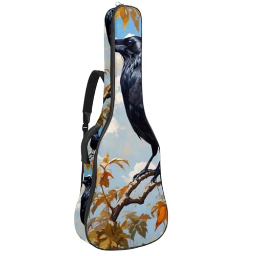 Sac de guitare acoustique corbeau mignon étui imperméable pour guitares 101 à 106 cm