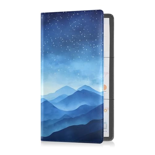 Organizador para documentos de cuero slim miniatura 7