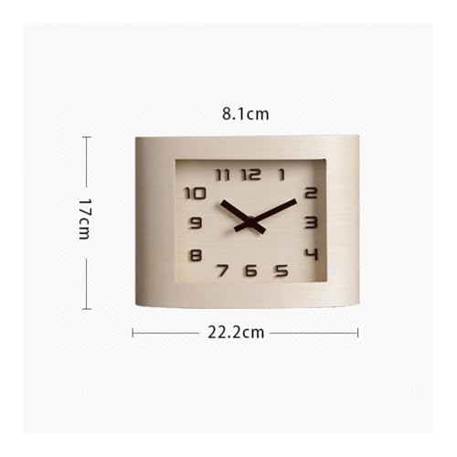 Reloj de mesa simple analógico de cuarzo para decoración de interiores 3