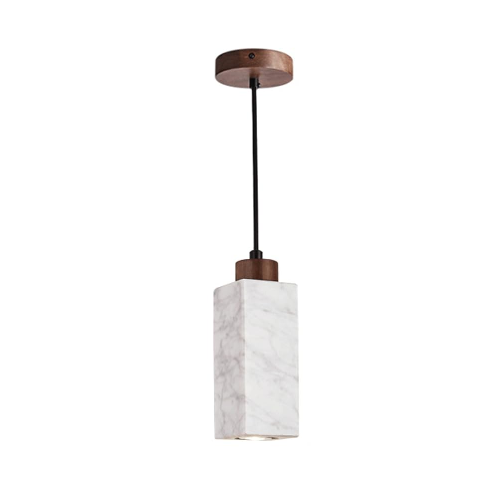 Lámparas Colgantes japonesas Lámpara Colgante de mármol Lámpara de Estilo Natural Cubierta de Madera Accesorios de iluminación de Techo para Restaurante Interior Cafetería Apartamento