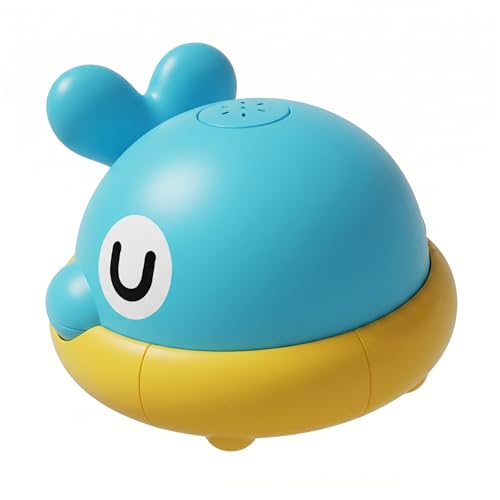 Juguete de baño de ballena recargable con pulverización automática de agua