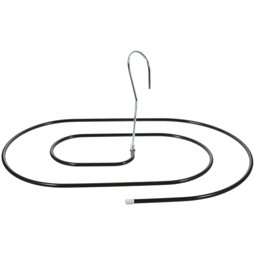 Cintre spirale en acier robuste de 60 cm avec support longue durée pour linge lourd