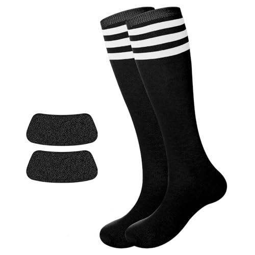 Image of Panitay 2 /12 /16 /24 Pairs Softball Soccer Socks Glitter Eye Black Stickers Team Spirit Accessories for Youth Women Sport Wear