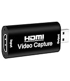 【Bildschirm-telung für sitzungen】: Die video capture karte ist eine schnelle, vertraute und kostengünstige Möglichkeit, Inhalte in Konferenzräumen und Online-Besprechungen auszutauschen. Stellen Sie eine Verbindung zu Präsentationen ohne Software her. Stellen Sie einfach über HDMI eine Verbindung zu einem Laptop oder Tablet her, um die Freigabe zu starten.Dieser Audiosammler bietet viel Komfort für Ihre Arbeit.