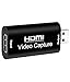 Produktbild HDMI Videoaufnahmekarte 60fps Video Capture Karte HD Video and Audio Game Capture Card USB 2,01080P Aufnahme über, Camcorder, DVD, Phone, DSLR unterstützt Broadcast Live Streaming Und Game