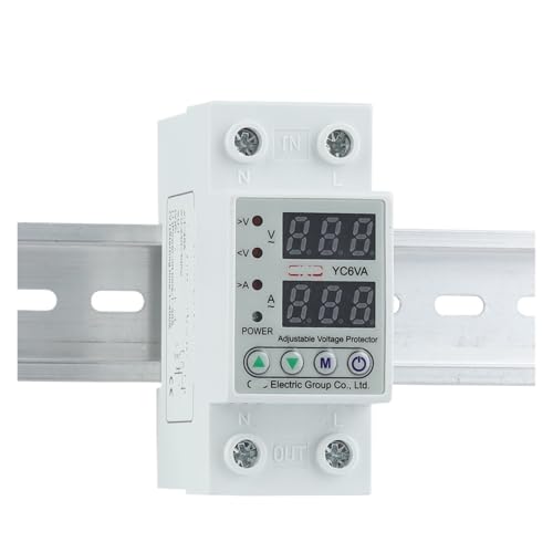Protector de sobrecorriente para electrodomésticos del hogar con limitador digital carril DIN
