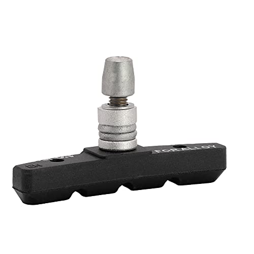 P4B | 2 Paar Bremsschuhe für V-Brake - 70 mm | Modell PM25 | Fahrrad Bremsbeläge mit Bolzen, symmetrischem Gewinde und Befestigungsmaterial (2 Paar = 4 Stück)