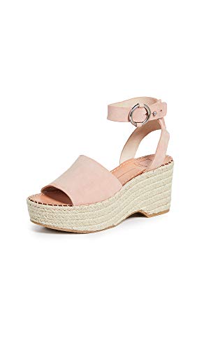 Dolce Vita Women's Lesly Ankle Strap Espadrilles, Rose, Pink, 7.5 Medium US