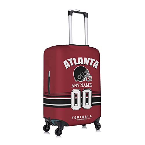 Atlanta Luggage Cover - Custom Name and Number Personalized Suitcase Protector for Travel, Business, Vacation - Fits 18-32 Inch Suitcases2