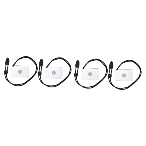 Mini miroirs miroir de signalisation extérieur YARNOW avec boussole de secours camping 4pcs