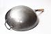 Craft Wok Traditional Hand Hammered Chinese Carbon Steel Wok with Wooden and Steel Helper Handle (14 Inch, Round Bottom Pow Wok Pan) / 731W88