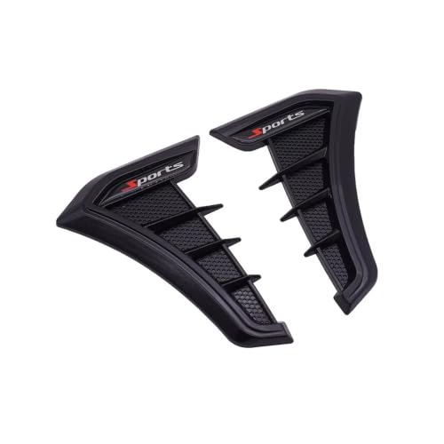 Rejillas laterales para MG HS Plug-in Hybrid 2025 2026 con acabado TPU efecto carbono brillante 3