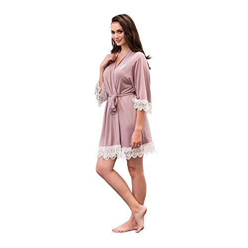 WEDDINGSTAR Women's Customizable Jersey Knit Robe...