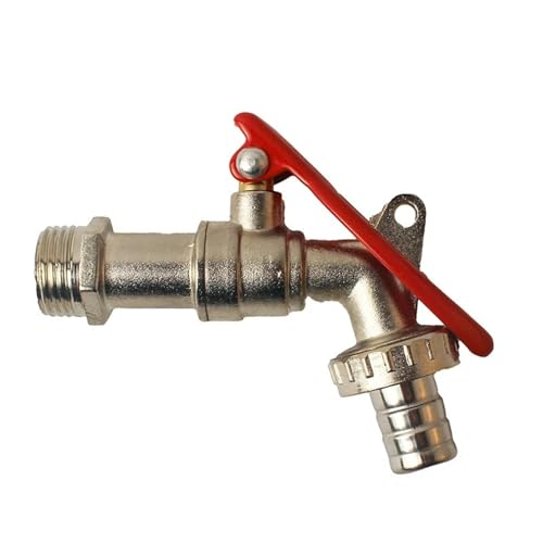1/2 Inch Zinc Alloy Faucet Garden Bibcock Outdoor Lockable Water Tank Connector Industrial Home Irrigation Replacement Tool